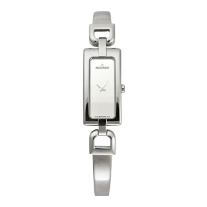 Movado MW-0605733 Silver Dial Stainless Steel Bracelet Women Watch